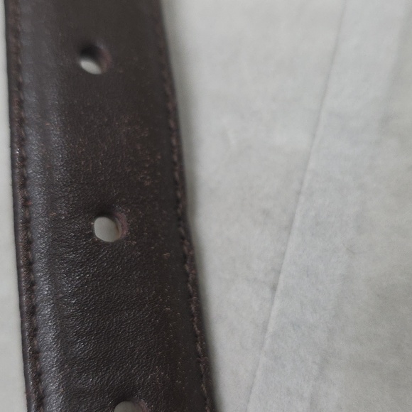 2 Talbots belts women\'s size small  1-tan 1-brown leather
